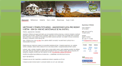 Desktop Screenshot of apartmany-chribska.cz